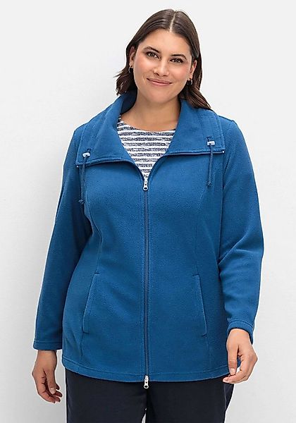 Sieh an! Fleecejacke Fleece-Jacke Langarm günstig online kaufen