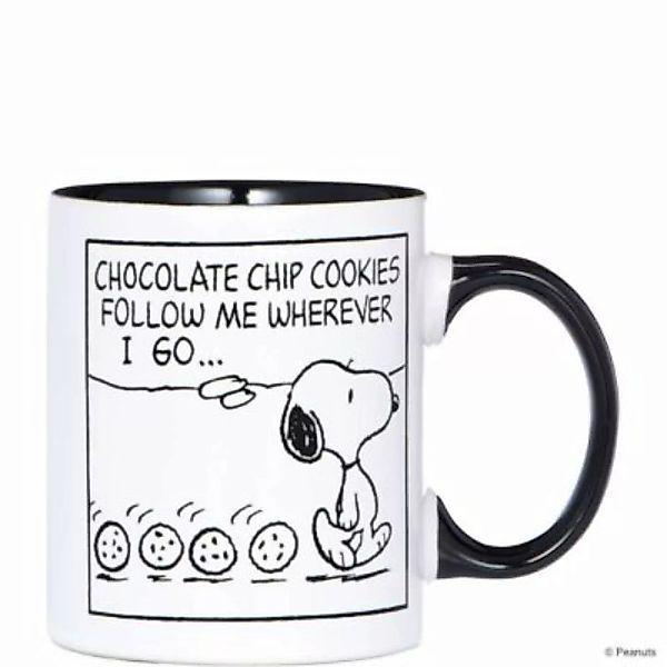 BUTLERS PEANUTS Tasse Comic Cookies schwarz/weiß günstig online kaufen