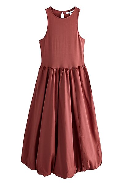 Next Midikleid Ärmelloses Midikleid mit Ballonsaum, günstig online kaufen