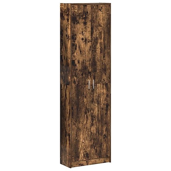 vidaXL Kleiderschrank Kleiderschrank Rauch Eiche 55x25x189 cm Holzwerkstoff günstig online kaufen