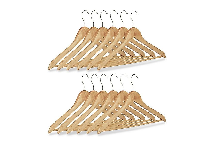relaxdays Kleiderbügel Set, (12-tlg), 12er Pack günstig online kaufen