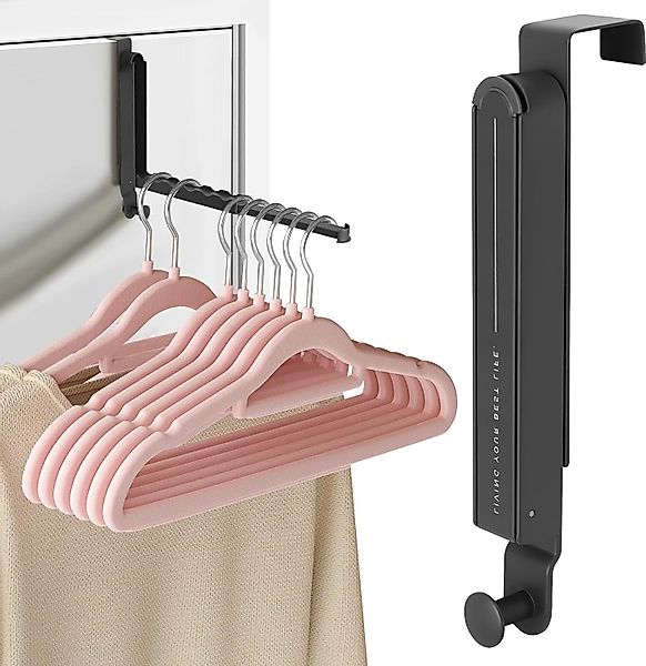 BlingBin Türhaken Türgarderobe Klappbar Einziehbarer Kleiderbügel günstig online kaufen