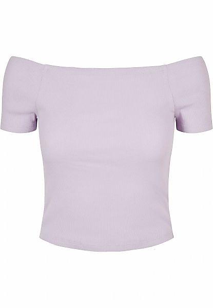 URBAN CLASSICS T-Shirt "Urban Classics Damen Ladies Off Shoulder Rib Tee" 1 günstig online kaufen