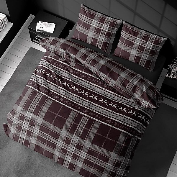 TRAUMSCHLAF Bettwäsche Noelle, Flanell, 2 teilig, günstig online kaufen