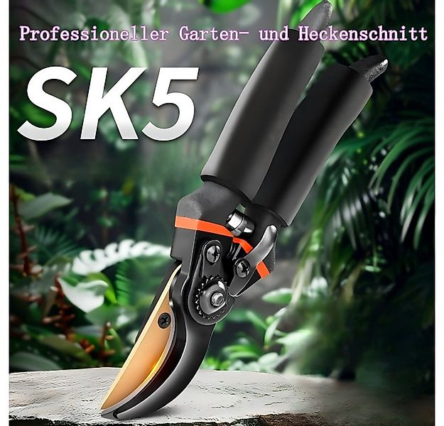 SIKAINI Gartenschere ideal für Obstbäume, Äste & Sträucher, (Langlebig & ro günstig online kaufen