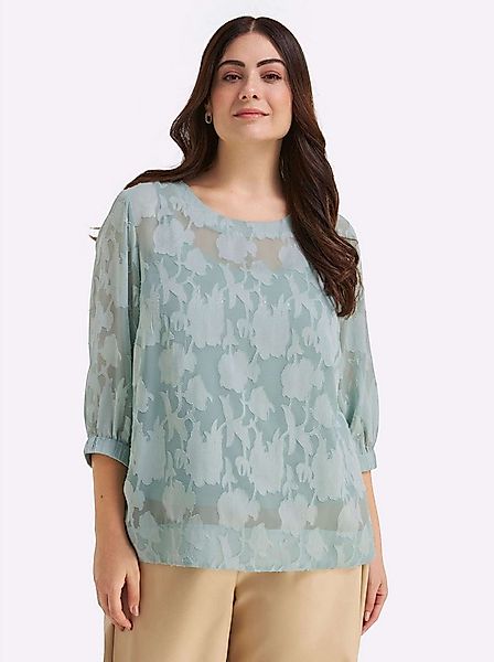 Sheego Klassische Bluse Tunika 3/4-Arm günstig online kaufen