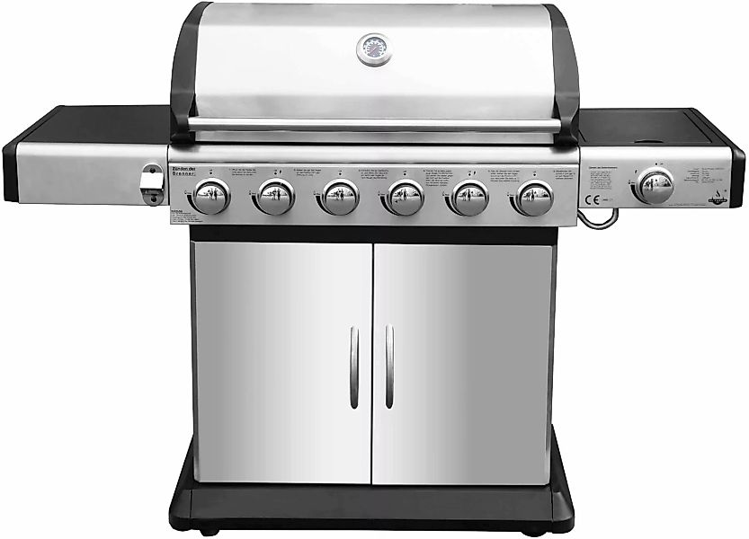 El Fuego Gasgrill Deluxe 6 Brenner Edelstahl günstig online kaufen