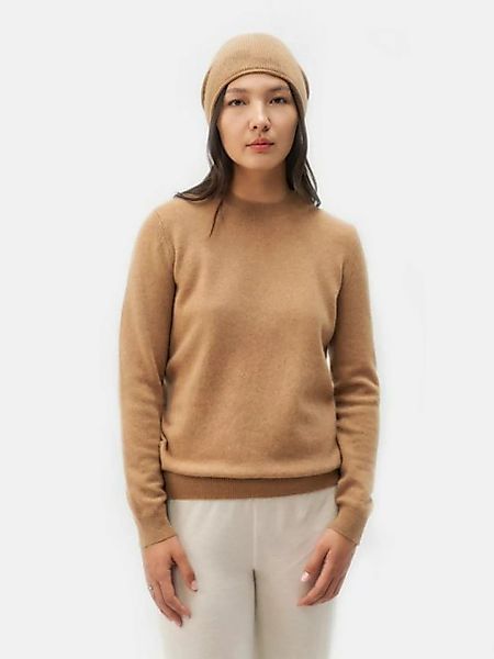 GOBI Cashmere Strickpullover 99 Kaschmir-Set aus Pullover und Mütze günstig online kaufen