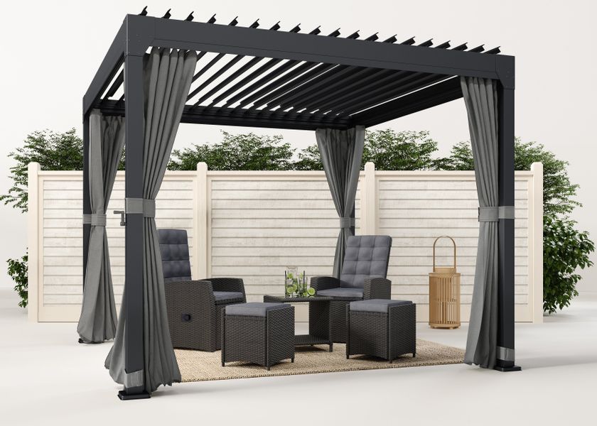 KONIFERA Pavillon Palma, mit 8 Seitenteilen, günstig online kaufen