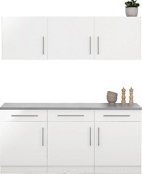 wiho Küchen Küche Cali, ohne E-Geräte, Breite 180 cm günstig online kaufen