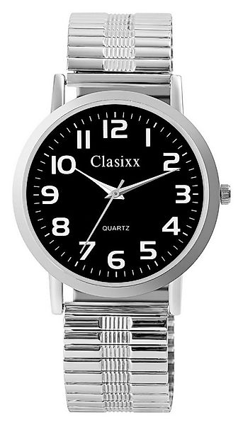 Clasixx Quarzuhr CX0002 Edelstahl Zugarmband, Quartzuhr, klassisch, Herrenu günstig online kaufen