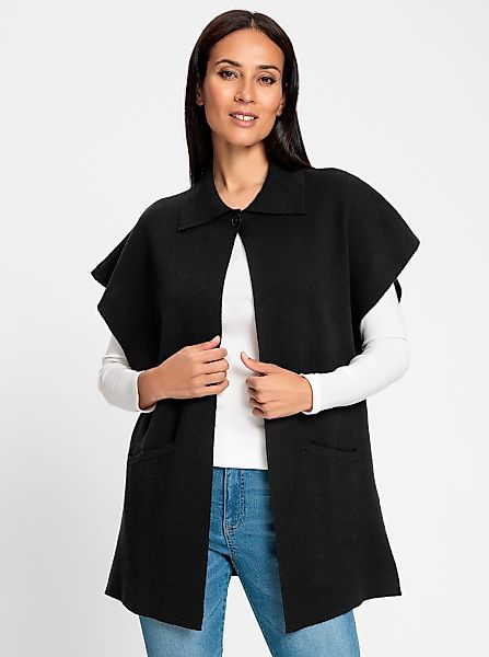 heine Strickponcho Longweste Länge ca. 76 günstig online kaufen