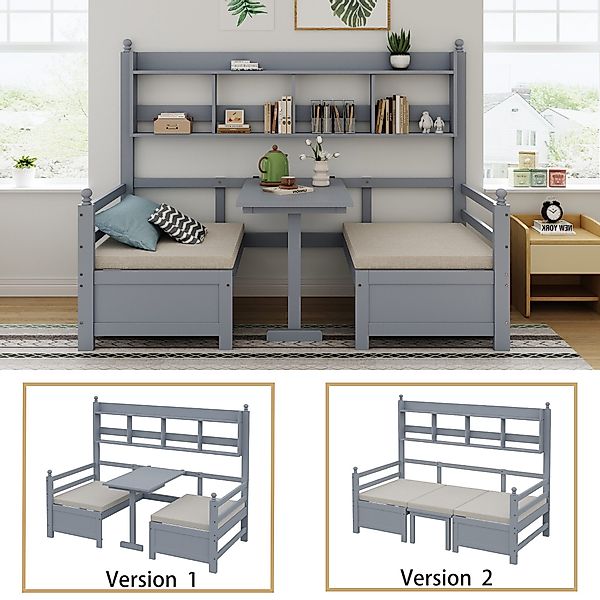 MC Star Schlafsofa Multifunktionales Massivholz200x90 cm, günstig online kaufen