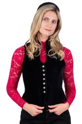 Hangowear Trachtenbluse Trachtenmieder - QALINA SAMT günstig online kaufen