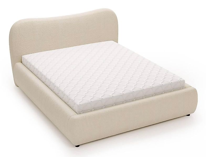 NADUVI Collection | Lavelle Bettgestell Bouclé mit Stauraum günstig online kaufen