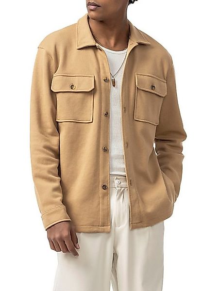 RedBridge Hemdjacke Red Bridge Herren Hemd Sweatjacke Wide Cut Camel-M atmu günstig online kaufen