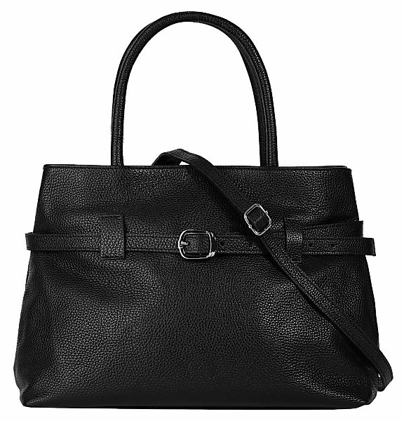 Cluty Henkeltasche, echt Leder, Made in Italy günstig online kaufen