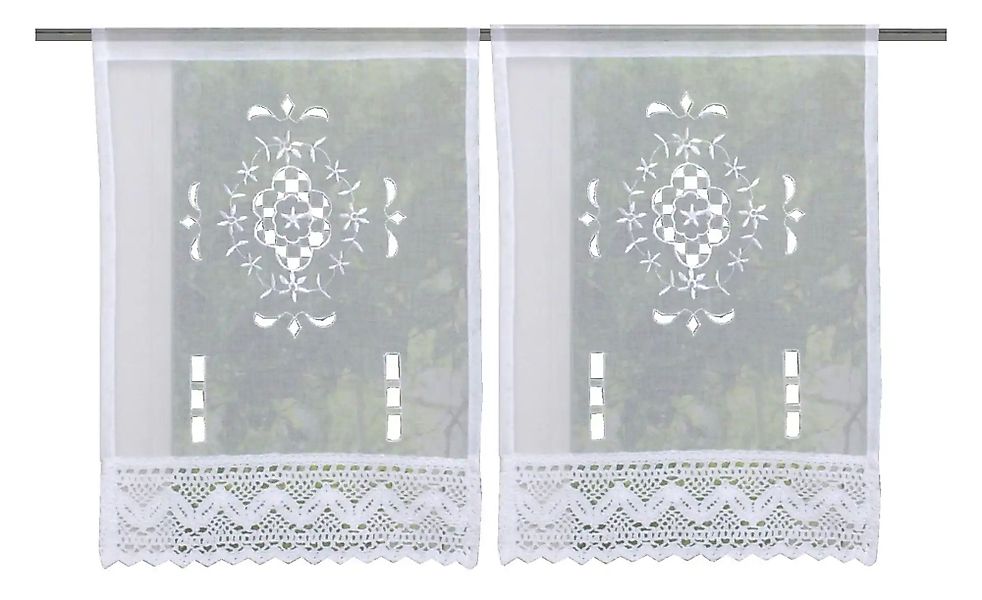 HOME Wohnideen Panneaux   ¦ weiß ¦ Maße (cm): B: 30 Gardinen & Rollos > Gar günstig online kaufen