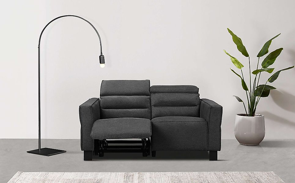 Home affaire 2-Sitzer "Carpari, 162 cm, mit manueller od. elektrischer Rela günstig online kaufen