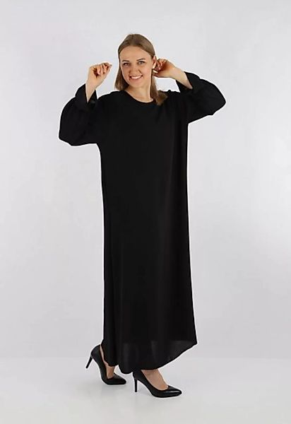 HELLO MISS Sommerkleid Elegantes Langarm Abaya Kleid aus Jazz Stoff Sommerk günstig online kaufen