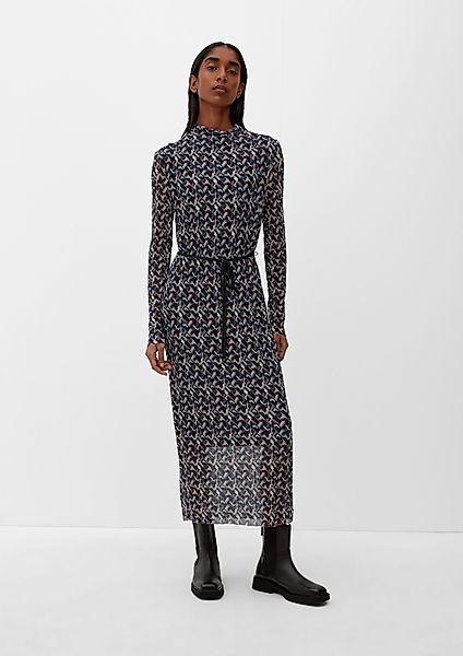 s.Oliver BLACK LABEL Maxikleid Meshkleid mit günstig online kaufen
