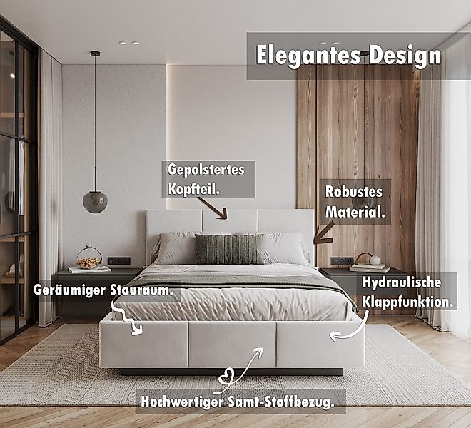 thematys Polsterbett FDM Stauraumbett 90x200, 120x200, günstig online kaufen