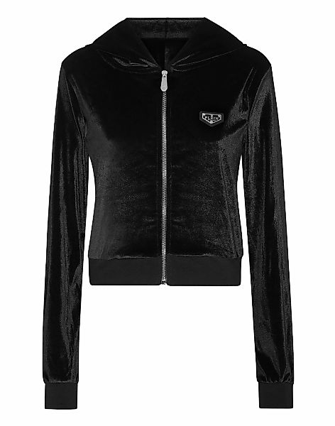 PHILIPP PLEIN Kapuzensweatjacke "Skull Mit Schmucksteinen" günstig online kaufen