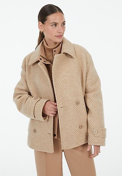 MARC AUREL Cabanjacke mit Fischgratmuster günstig online kaufen