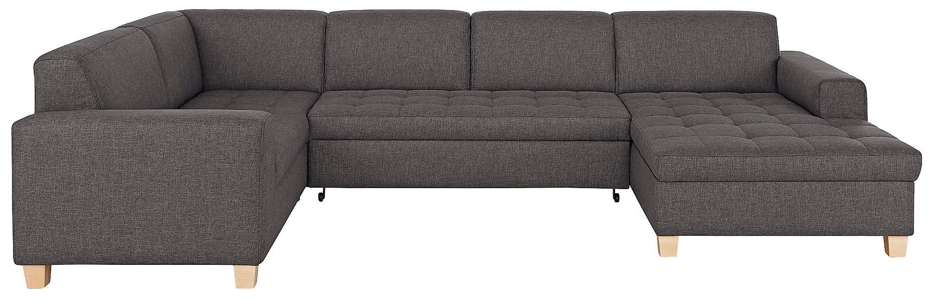 Home affaire Wohnlandschaft »Corby, viel Platz und Komfort, U-Form« wahlwei günstig online kaufen