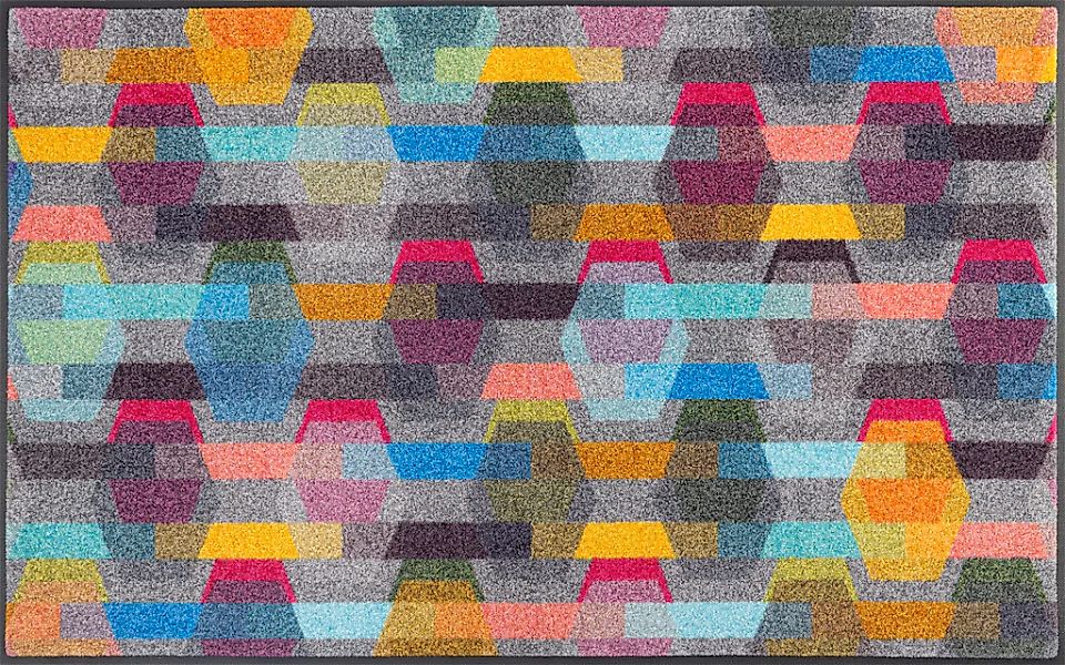 wash+dry by Kleen-Tex Teppich "Limit" rechteckig 7 mm Höhe günstig online kaufen