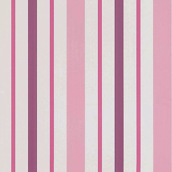 Bricoflor Tapete Rosa Weiß Gestreife für Kinderzimmer Mädchentapete in Pink günstig online kaufen