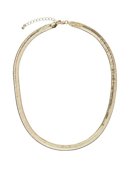VILA Fischgrät- Halskette Damen Gold günstig online kaufen