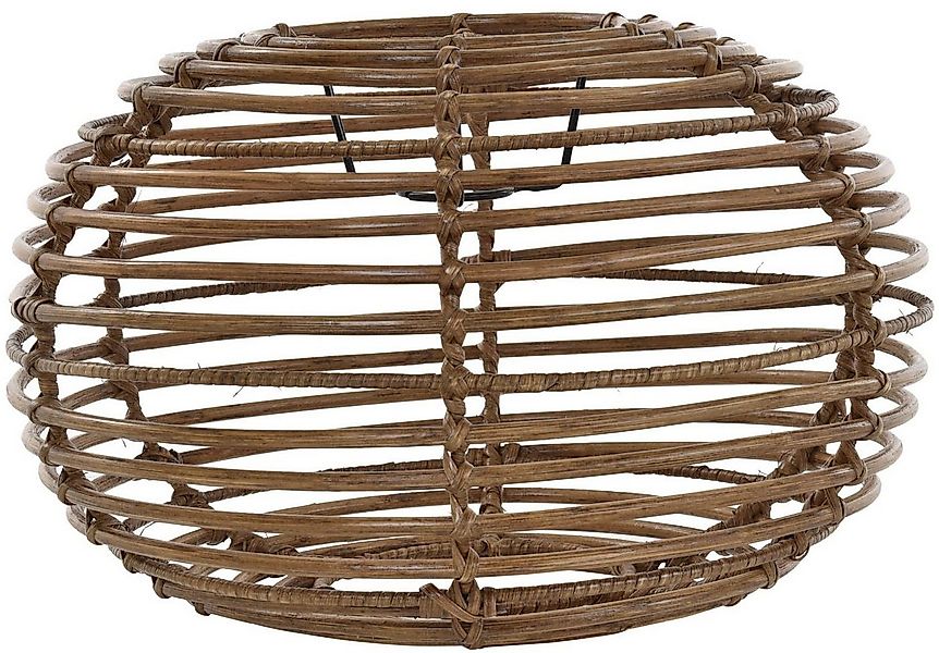 Krines Home Lampenschirm Lampenschirm Retro echtes Rattan Gestäbter Design günstig online kaufen