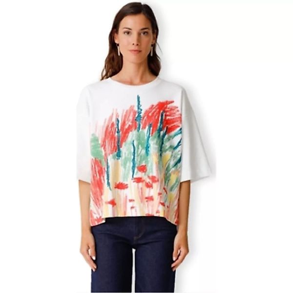 Skfk  Sweatshirt T-Shirt Lariz - White günstig online kaufen