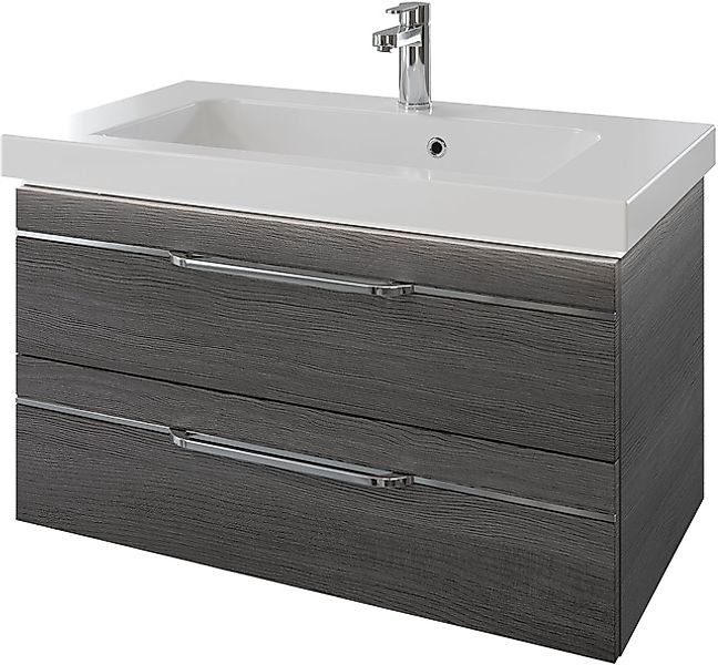 Saphir Waschtisch "Serie Balto Mineralmarmor-Waschtisch mit Unterschrank, 9 günstig online kaufen