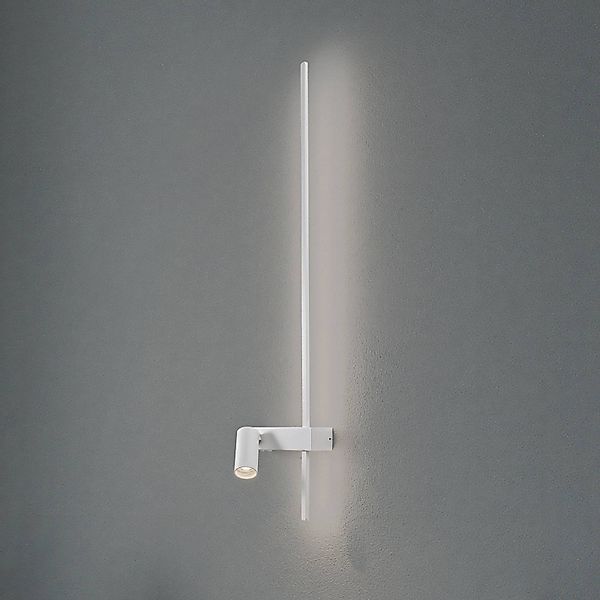 Wandlampe EASY RIGHT, weiß, Breite 80 cm, Metall, GU10 + LED günstig online kaufen