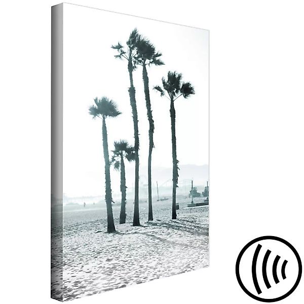 Bild auf Leinwand Palm Trees on the Wind (1 Part) Vertical XXL günstig online kaufen