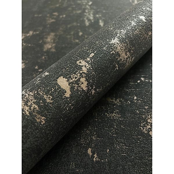Newroom Vliestapete Kiba Black Beton Modern FSC® günstig online kaufen