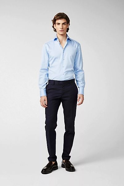 Businesshemd aus Baumwoll-Dobby Tailor Fit günstig online kaufen