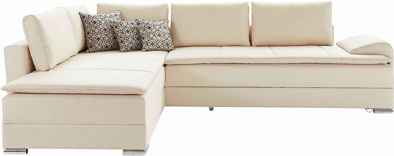 INOSIGN Ecksofa "Night & Day L-Form, B: 324 cm", mit Bettfunktion, Bettkast günstig online kaufen