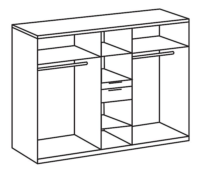 Wimex Drehtürenschrank Moldau (mit Drehtüren, Schubladen, günstig online kaufen