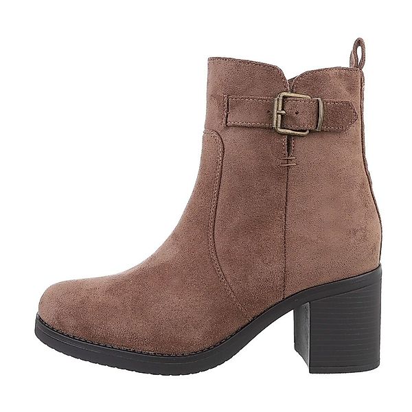 Ital-Design Damen Freizeit Stiefelette (85303583) Blockabsatz günstig online kaufen