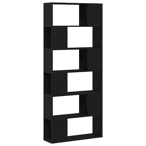 vidaXL TV-Schrank-Set Schwarz 80 x 24 x 186 cm Holzwerkstoff 863154 günstig online kaufen