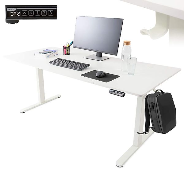 Arebos Schreibtisch Computer-Bürotisch 180 x 80 günstig online kaufen