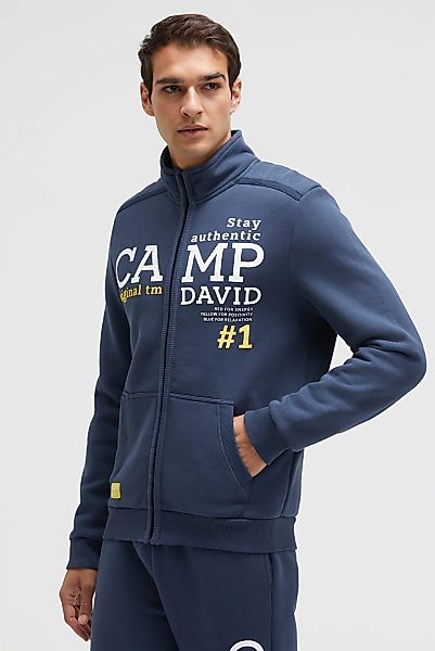 CAMP DAVID Sweatjacke mit Stehkragen günstig online kaufen