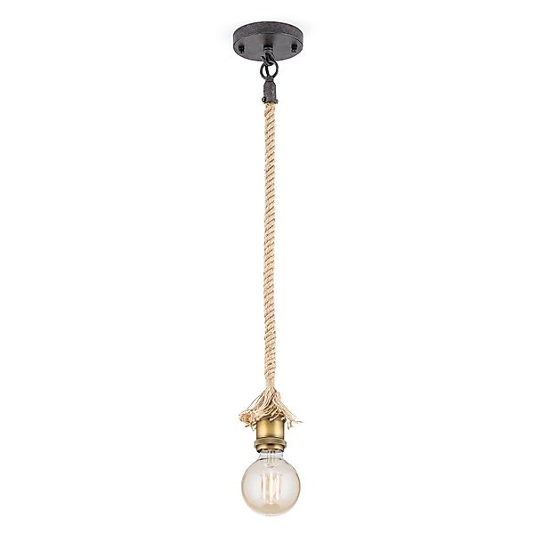 Orion Leuchten Hängeleuchte Bassena 12 x 100 cm Antik 1 x E27 günstig online kaufen