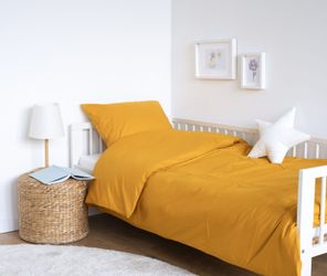 Loolay Bettwäsche SENFGELB Gelb Babybettwäsche Kinderbettwäsche günstig online kaufen