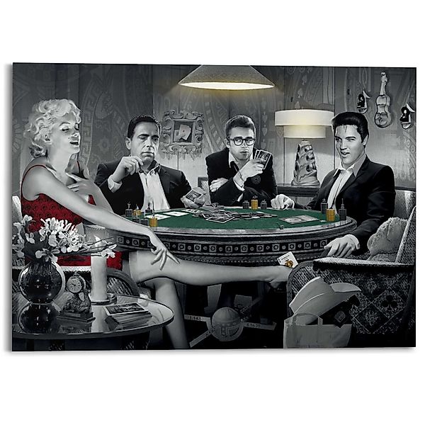 Reinders Deco-Panel "Monroe, Bogart, Dean, Elvis" günstig online kaufen