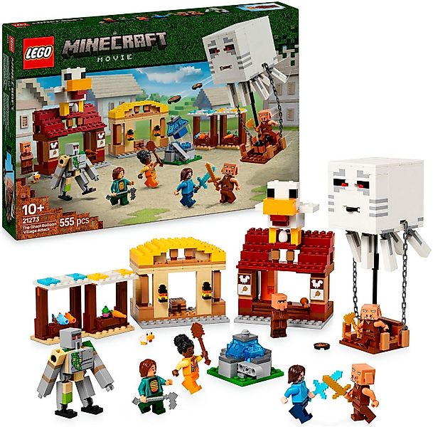 LEGO® Angriff des Ghast-Ballons (21273), LEGO® Minecraft Konstruktionsspiel günstig online kaufen