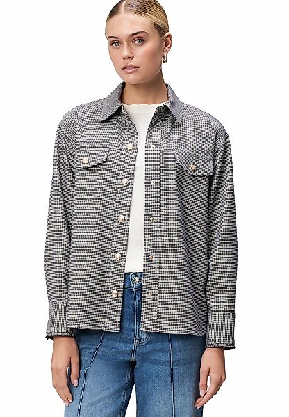 Zero Hemdbluse "Damen mit Hahnentrittmuster" günstig online kaufen
